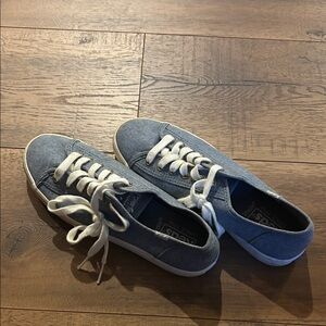 Keds Denim Blue Lace-Up Sneakers